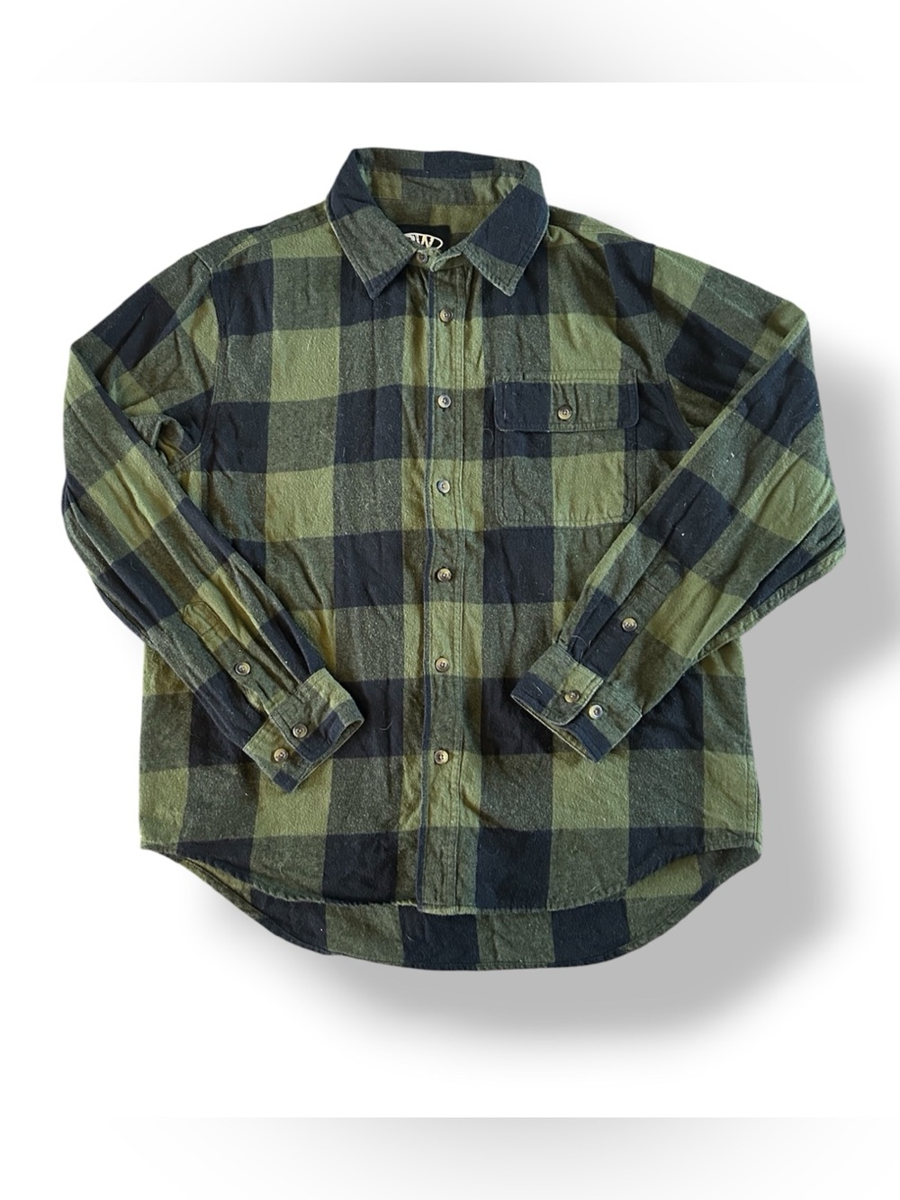 [Rugged Wear] Thick Green Flannel